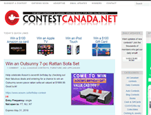 Tablet Screenshot of contestcanada.net